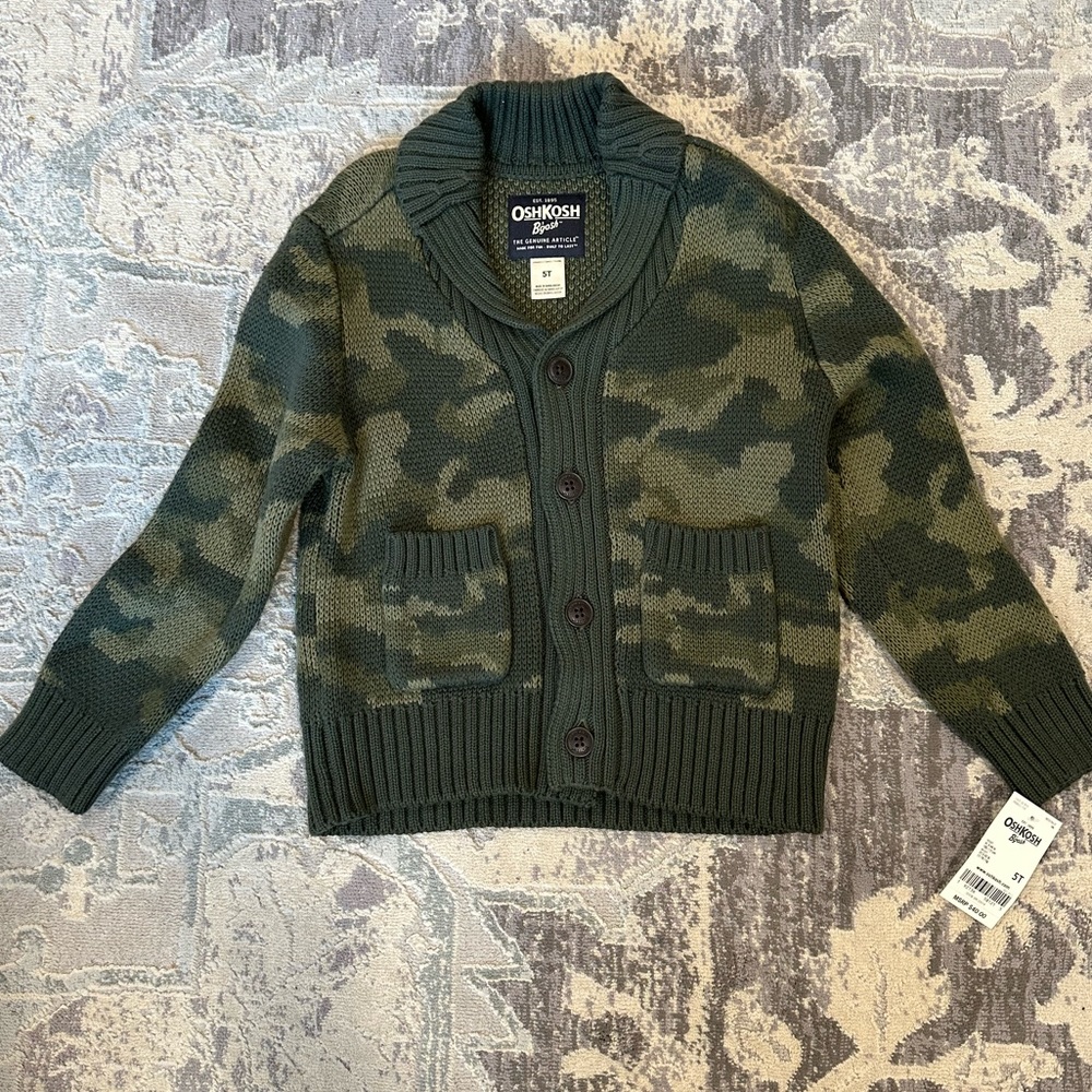 OshKosh Camo Sweater